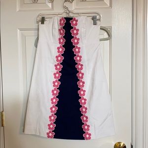 Lilly Pulitzer strapless dress